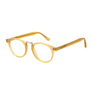Hochwertige Designer-Brillenfassungen aus Acetat, polarisiert, goldfarben, mit Blaulichtfilter, klar, Unisex - Product Image 5