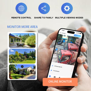Wistino ضوء الشارع 6MP Way Degree كشف الحركة دوّار اتجاهين 4G Sim Card Ptz شمسي - Product Image 5