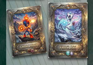 Wholesale Pokmon Japanese Style Anime Metal Trading Cards Premium Custom Alloy Table <strong>Game</strong> Full Color Printing Square Corners - Product Image 4