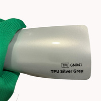 Film de protection automobile TPU gris argenté, support fabricant, PPF personnalisé auto-réparant, changement de couleur multiple, PPF pour Tesla