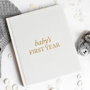 उच्च गुणवत्ता ए 5 कस्टम हार्डबैक बेबी एल्बम सर्पिल मील का पत्थर रखना बच्चे के स्मृति बॉक्स का जश्न मनाने के लिए पत्रिका - Product Image 2