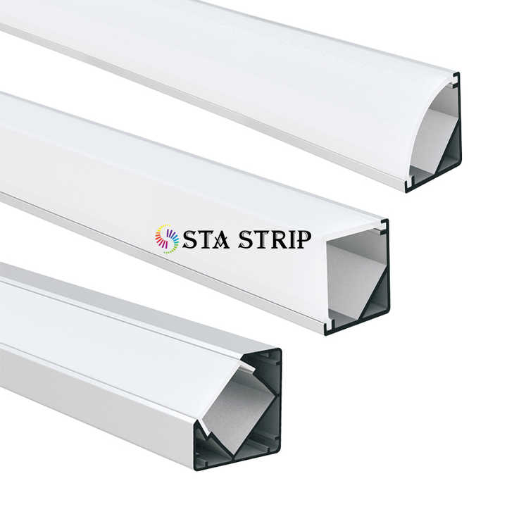 Led Aluminum Profile Surface Mount Linear Lighting Profil Channel ...