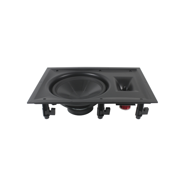 High Power 100W Square HiFi Rimless Invisible PA Smart Home In-Ceiling Wall Mount Speakers with 8" Bass and 1" Tweeter,