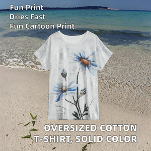 New High Quality Solid Color Oversized Plus Size Women's <b>T</b>-<b>shirt</b> Cotton <b>Sequined</b> Diamonds Custom Logo Design Cheap Price Summer - Product Image 2