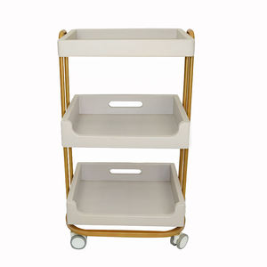 <span class=keywords><strong>Chariot</strong></span> <span class=keywords><strong>de</strong></span> Salon en Acier Inoxydable, <span class=keywords><strong>Chariot</strong></span> <span class=keywords><strong>de</strong></span> Beauté Multifonctionnel à Roulettes, <span class=keywords><strong>Chariot</strong></span> <span class=keywords><strong>de</strong></span> Rangement pour Ongles - Product Image 4