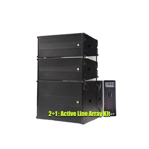 Sistema audio a doppia linea professionale completa da 10 pollici per sistema di altoparlanti <span class=keywords><strong>Line</strong></span> <span class=keywords><strong>Array</strong></span> attivi per eventi all'aperto - Product Image 5