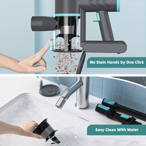 Handheld <b>Vacuum</b> Cleaner 36V Battery Powered Wet Dry Clean <b>Portable</b> Cyclone Technology With 4-6 Nozzles For Home Use - Product Image 4