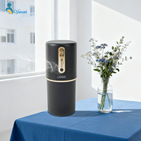 Diffuseur d'arômes de table brillant et plaqué or, diffuseur d'air portable, distributeur de parfum de bureau