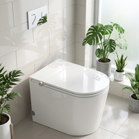S026 WC intelligent de luxe monobloc japonais avec bidet intégré, chasse d'eau siphonique, en céramique, Chaozhou