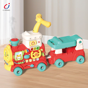 Trotteur multifonctionnel électronique Chengji en plastique avec lumières, musique et pulvérisation pour bébés, trotteur éducatif pour apprendre à s'asseoir et se tenir debout - Product Image 2