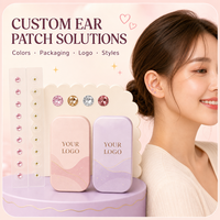 Kit de graines auriculaires dorées pour acupression, patchs en acier inoxydable certifiés pour le bien-être, la relaxation et le massage personnel
