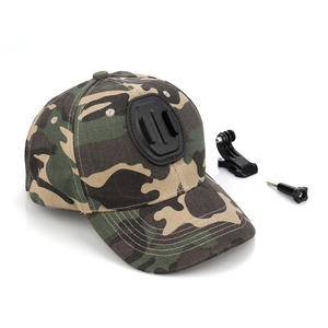 Sombrero de Camuflaje para Pesca al Aire Libre GOPRO con Accesorio de Grabación en Primera Persona, Material de Nailon y Correa para la Cabeza - Product Image 2