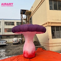 Ballon gonflable en forme de champignon pour faire de la publicité, décoration réaliste