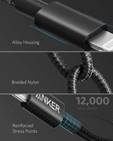 Câble de charge rapide PD certifié MFI de haute qualité USB Type C 8 broches C94 2m1M pour téléphones mobiles IOS avec gaine tressée en nylon