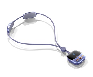Masseur électrique intelligent cervical poids léger Mini collier pendentif compressé à chaud Portable masseur de cou à impulsion EMS - Product Image 6