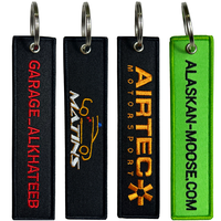 Gantungan Kunci / Keytag / Keyring Bordir Kain Dua Sisi Logo Mobil Kustom Berkualitas Tinggi