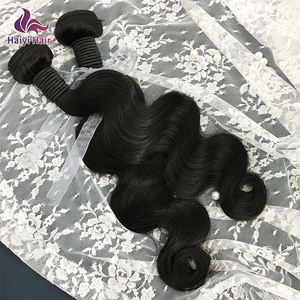 צרור גלי גוף מלזי ברמה יוקרתית 100% שיער אדם גולמי עם מחיר סיטונאי לנשים שחורות - Product Image 3