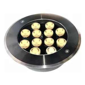 12W lampada da terra a LED da incasso bianca o calda confezione da 10 per l'arredamento del giardino - Product Image 5