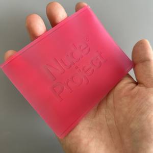 Patch en caoutchouc souple personnalisé, gaufré, en PVC et silicone, transparent, rouge-<span class=keywords><strong>orange</strong></span>, pour vêtements, à presser à chaud - Product Image 6