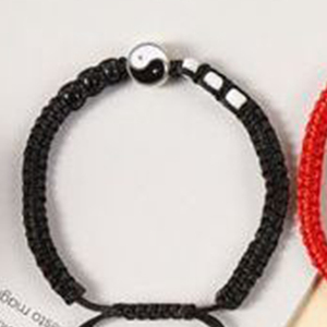 Tai Chi Round Bracelet Black Red <b>White</b> Braided Cord Adjustable Fashion <b>Wrap</b> Bracelet Unisex Casual Sporty Jewelry - Product Image 6
