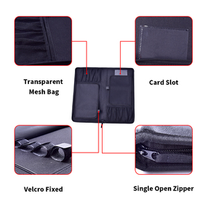 Sac de transport rembourré pour couteaux de cuisine avec logo personnalisé, étui de rangement de cuisine imperméable, sac de voyage professionnel en <span class=keywords><strong>cuir</strong></span> pour couteaux de chef - Product Image 3