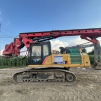 Foreuse rotative SANY SR155 d'occasion, machine de forage de fondations sur chenilles de seconde main