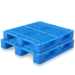Industry Logistics 4 way grid Heavy Duty Single-side Euro Plastic Pallet 1200x1000mm