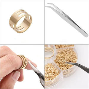 1000 पीसी diy गहने बनाने वाली किट धातु कूद छल्ले के लिए धातु कूद छल्ले - Product Image 4