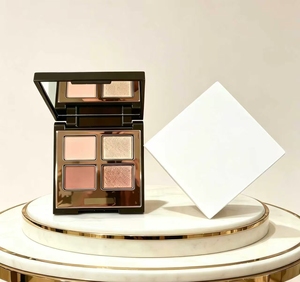 Net <b>Red</b> Same style 4-color eye shadow palette 5.2g high pigment gloss matt lasting smooth texture, popular eye makeup - Product Image 5