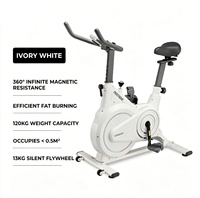 Bicicleta de Spinning Magnética Silenciosa, Bicicleta Estática Profesional para Ejercicio en Casa con Monitor de Ritmo Cardíaco