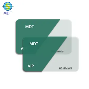 De gros bts pvc carte-Carte de visite Transparente en pvc impression bts carte transparente
