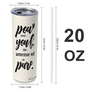 Stainless Steel Tumbler 20oz Vacuum Insulated Custom Logo Design for Car <b>Cup</b> <b>Thermos</b> <b>Cups</b> - Product Image 1