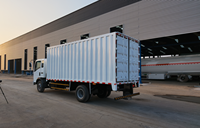 Truk Kargo Van SINOTRUK HOWO 4x2 Bekas Pabrik, 4-10 Ton, Truk Box Ringan, Baru, LHD RHD, Harga Murah, Dijual