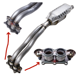 Volkswagen Jetta Volkswagen için otomatik satış sonrası motor manifoldu katalitik dönüştürücü esnek egzoz borusu susturucu boruları katalizör - Product Image 2