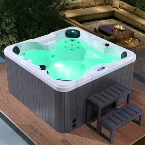 Nuevo diseño 4 personas gazebo tubo caliente al aire libre colocación spa bañeras hogar ducha bañera portátil jacuzzii piscina spa tradeoutdoor jakuzzy - Product Image 1