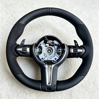 Volant en cuir pour BMW M2 M3 M4 M5 M6 X5M F30 F10 F20 F35 F22 F18 F07 F01 E90 E92 E46