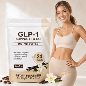 Café instantané fonctionnel aux herbes, marque privée personnalisée, fabrication OEM, avec L-Carnitine et soutien GLP-1 pour la gestion du poids et le métabolisme - Product Image 1
