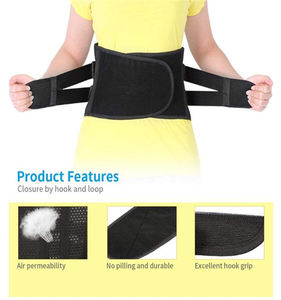 Kit réglable de brûleur de graisse d'estomac ceinture de taille plus mince avec soutien lombaire du bas du dos effet de costume de sauna pour la perte de poids enveloppement - Product Image 6