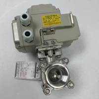 Vanne à boisseau sphérique électrique en acier inoxydable SS304 de 2 et 3 pouces, étanche IP65, résistante aux hautes températures pour applications aquatiques