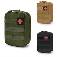 Trousse de premiers secours tactique de style outdoor en polyester Oxford, kit d'urgence portable pour les voyages et les activités de plein air