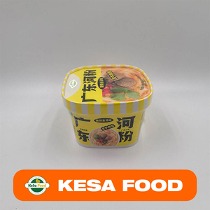 Mie Beras Tepung Terigu Rasa Cabai Merah Pedas Shanghai Kesa 91g, Umur Simpan 9 Bulan, Direbus, Grosir 12 Dus