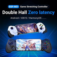 Manette de jeu extensible N01 avec gâchette à effet Hall pour téléphone mobile Android/iOS