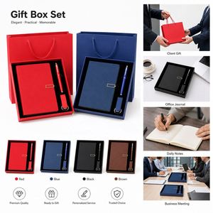 Set de Regalo Corporativo Premium: Cuaderno, Bolígrafo, Llavero, Memoria USB, Solución de Regalo Promocional Empresarial para Personalización de Marca - Product Image 3