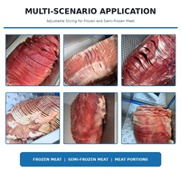 Machine à découper la viande flexible et programmable pour une découpe uniforme du jambon et du bœuf, idéale pour les usines de plats préparés