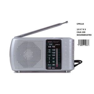 Kooltech FM AM Radio Portable Stereo <b>Mini</b> Receiver With Earbuds Compact Design For Travel And Outdoor Use - Product Image 2