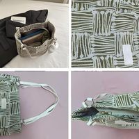 Nouveau sac fourre-tout en toile style bohème pour femme, tendance vintage 2026, grande capacité, sac à bandoulière, fermeture éclair, vente en gros à prix abordable
