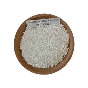 Sulfate de magnésium <span class=keywords><strong>anhydre</strong></span> de qualité industrielle, <span class=keywords><strong>MgSO4</strong></span> 98% granulaire, 7487-88-9, marque JIUCHONG, certifié ISO, fabriqué en Chine - Product Image 1