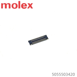 Black Connector <strong>34</strong> Pin Tin Board Vertical 5055503420 Header 0.4mm MOLEX Original - Product Image 3
