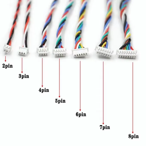 Jst SM 3-pin <span class=keywords><strong>LED</strong></span> ánh sáng dây điện uốn thiết bị đầu cuối kết nối nam nữ cắm dây nịt Cáp Adapter cho điện tử - Product Image 6