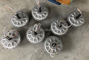 <span class=keywords><strong>Alternateur</strong></span> d'éolienne 500 W 350 tr/min à faible vitesse sans noyau pour éolienne PMG à rotor externe à flux axial 500 Watt 3 phases 48 volts - Product Image 4
